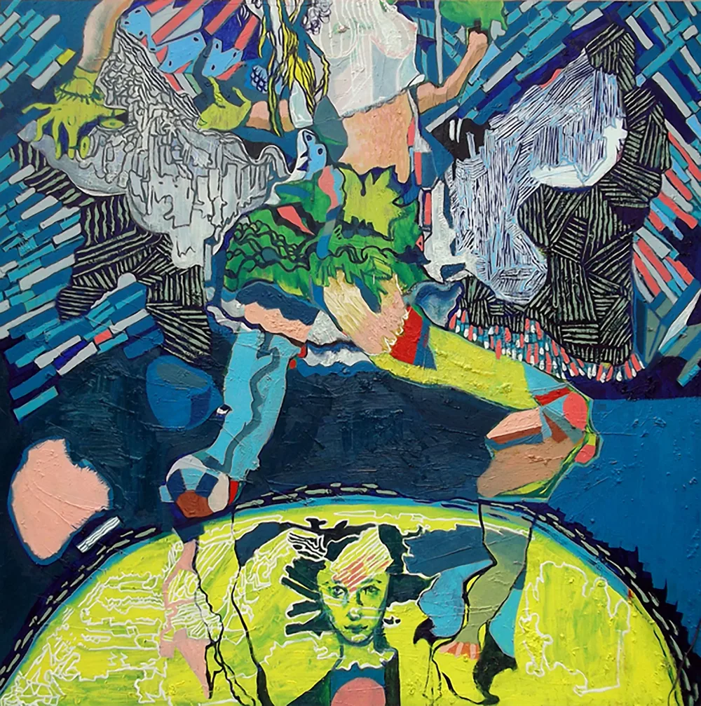 Oil painting: yanikli salkim 160 X 160 . 3lllll
